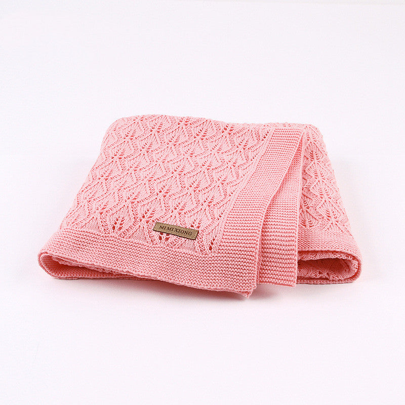 Baby Knitted Cotton Blanket - Hallow Collection