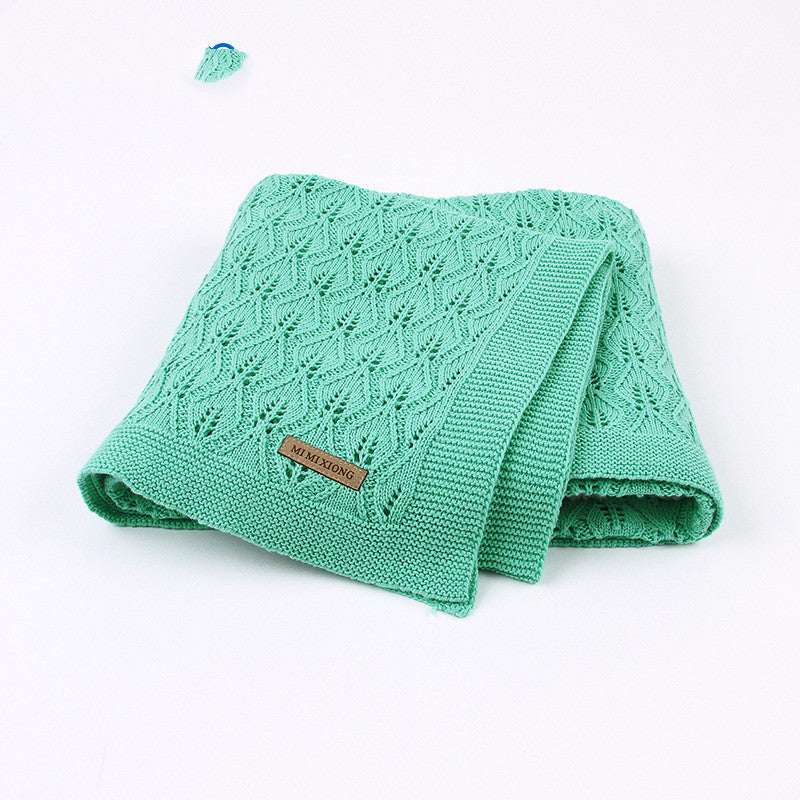 Baby Knitted Cotton Blanket - Hallow Collection