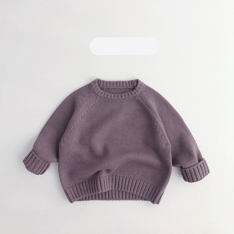 Baby Retro Pullover Knitwear Top