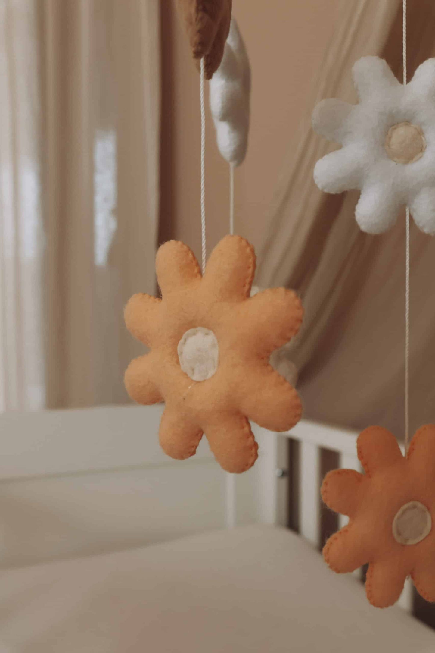Handmade Flowers baby mobile-8