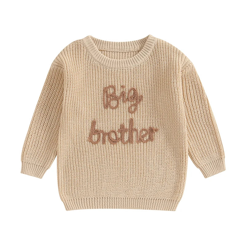 Big Brother Boy Embroided Sweater
