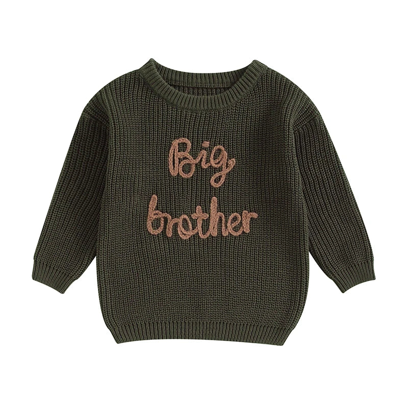 Big Brother Boy Embroided Sweater