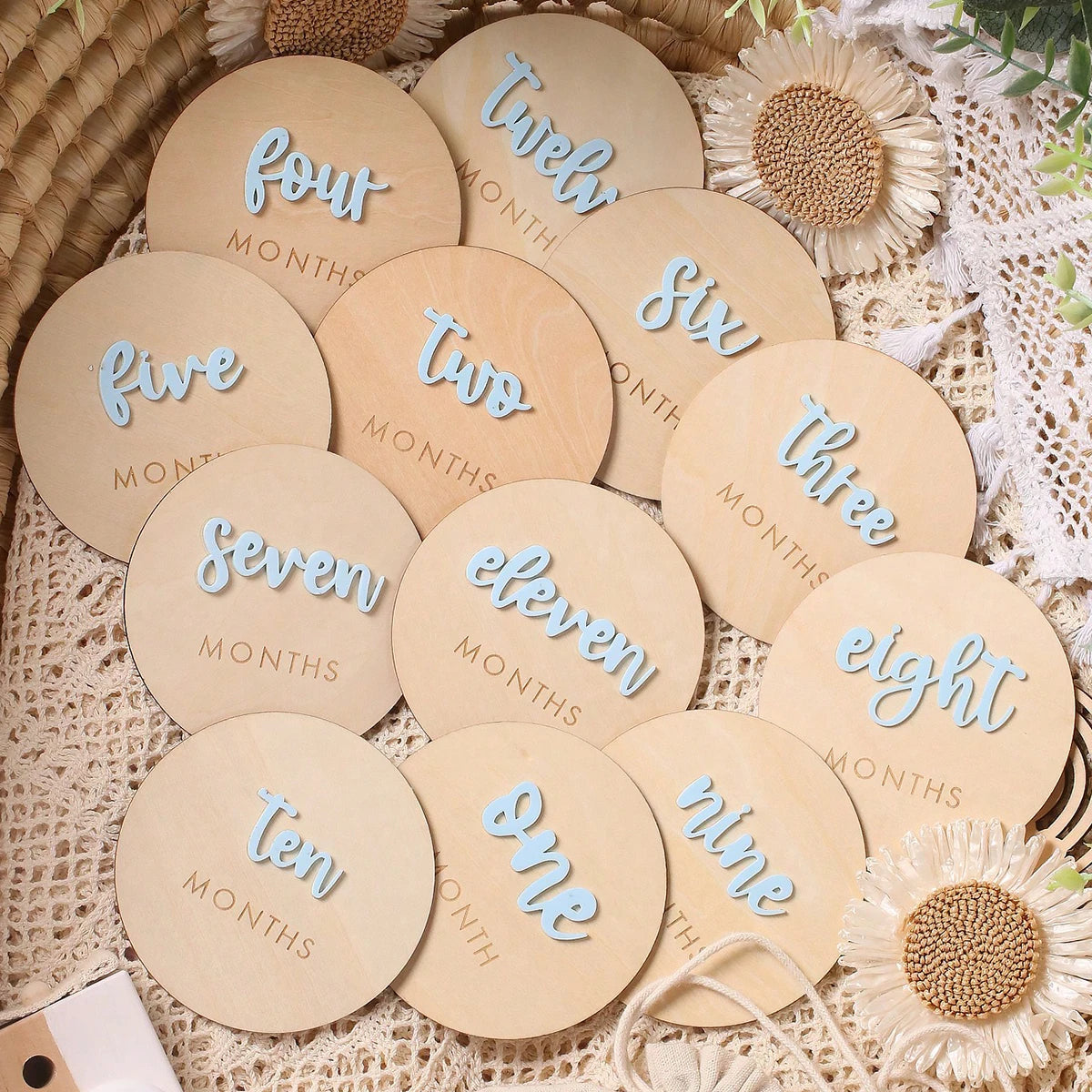Monthly Newborn Milestone Cards