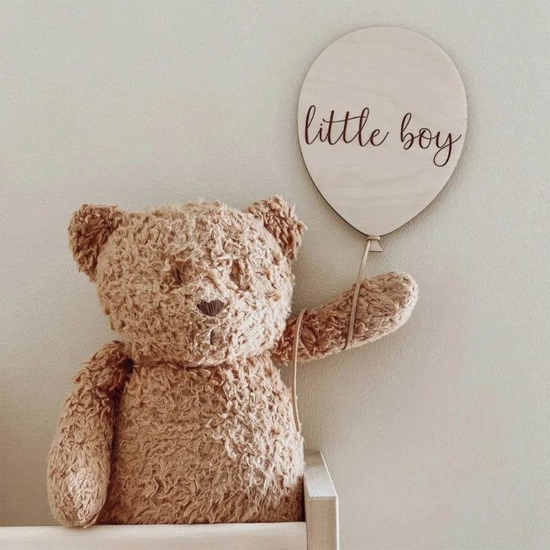 Balloon Baby Milestone Cards – Newborn Photo Props & Keepsake