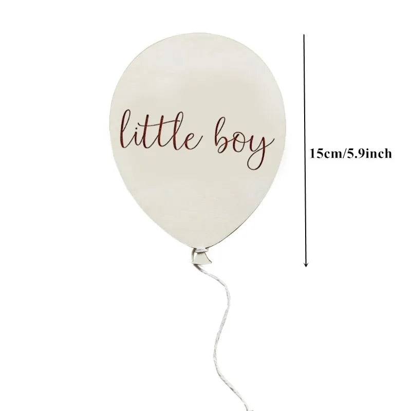 Balloon Baby Milestone Cards – Newborn Photo Props & Keepsake
