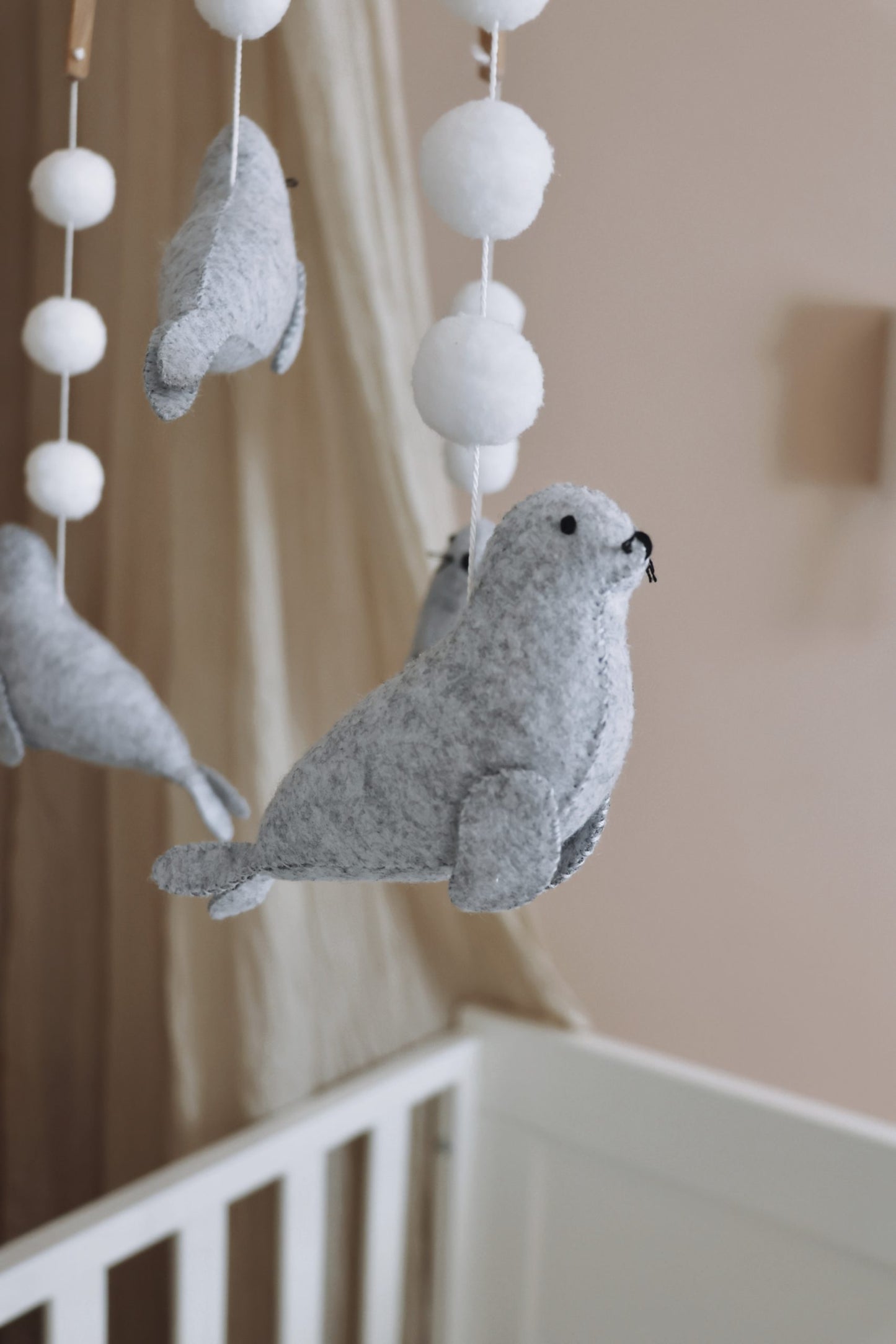 Handmade baby mobile seals-2