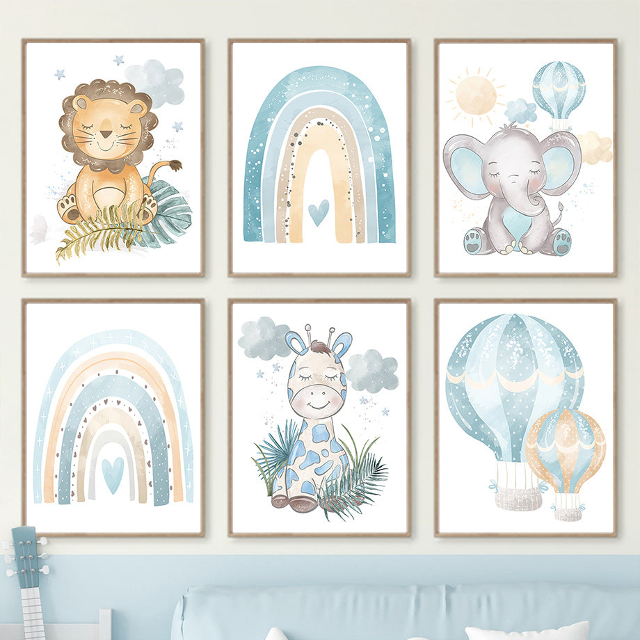 Baby Nordic Mural Poster