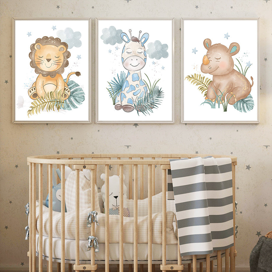 Baby Nordic Mural Poster