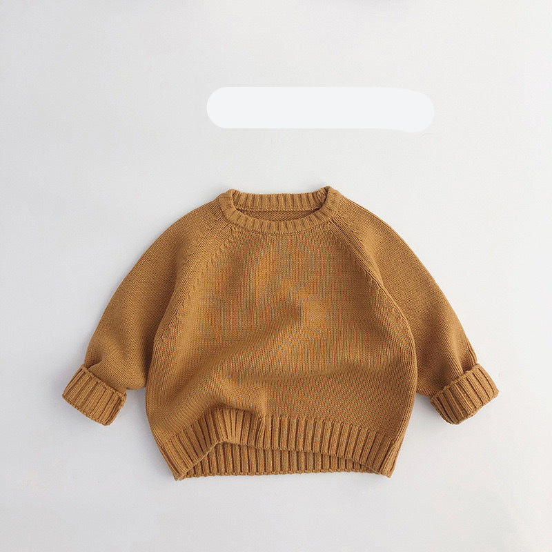 Baby Retro Pullover Knitwear Top