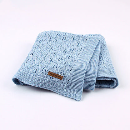 Baby Knitted Cotton Blanket - Hallow Collection