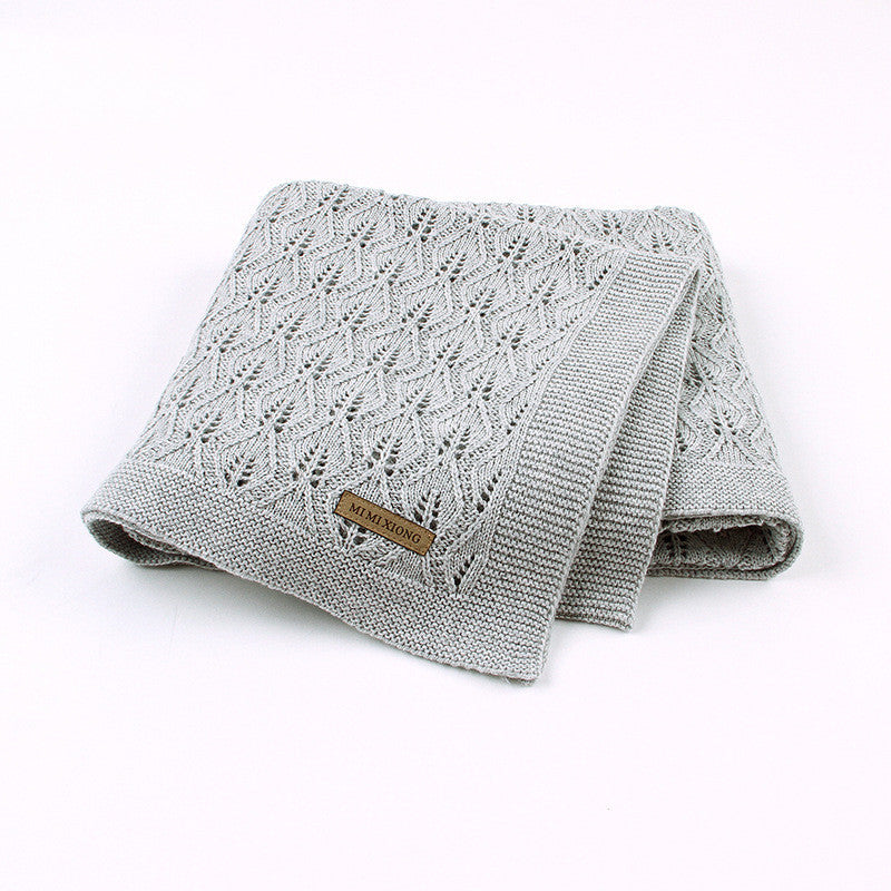 Baby Knitted Cotton Blanket - Hallow Collection