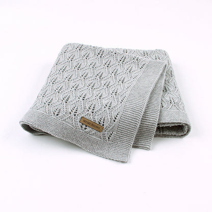 Baby Knitted Cotton Blanket - Hallow Collection