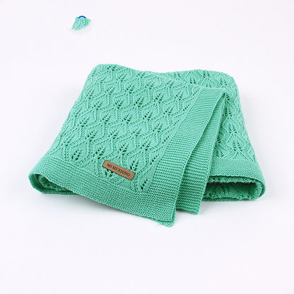 Baby Knitted Cotton Blanket - Hallow Collection