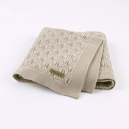 Baby Knitted Cotton Blanket - Hallow Collection