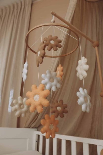 Handmade Flowers baby mobile-5