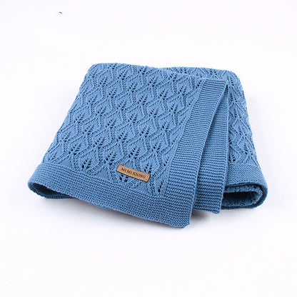 Baby Knitted Cotton Blanket - Hallow Collection