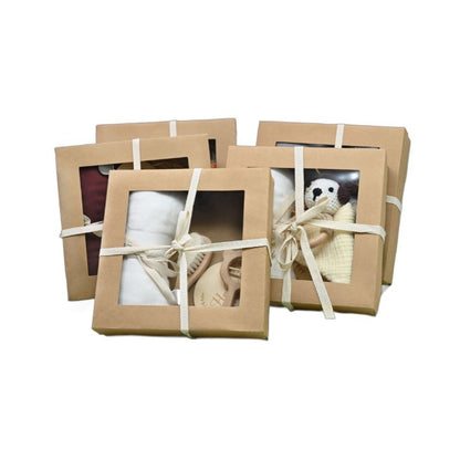 Baby Wooden Rattle Suit Gift Box