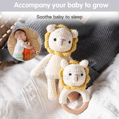 Handmade Crochet Rattle Set