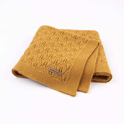 Baby Knitted Cotton Blanket - Hallow Collection