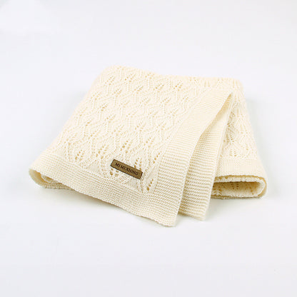 Baby Knitted Cotton Blanket - Hallow Collection