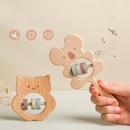 Baby Hand-held Wooden Toys