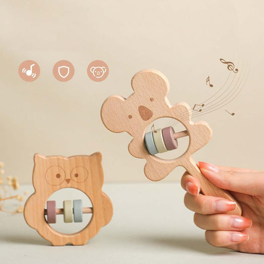 Baby Hand-held Wooden Toys