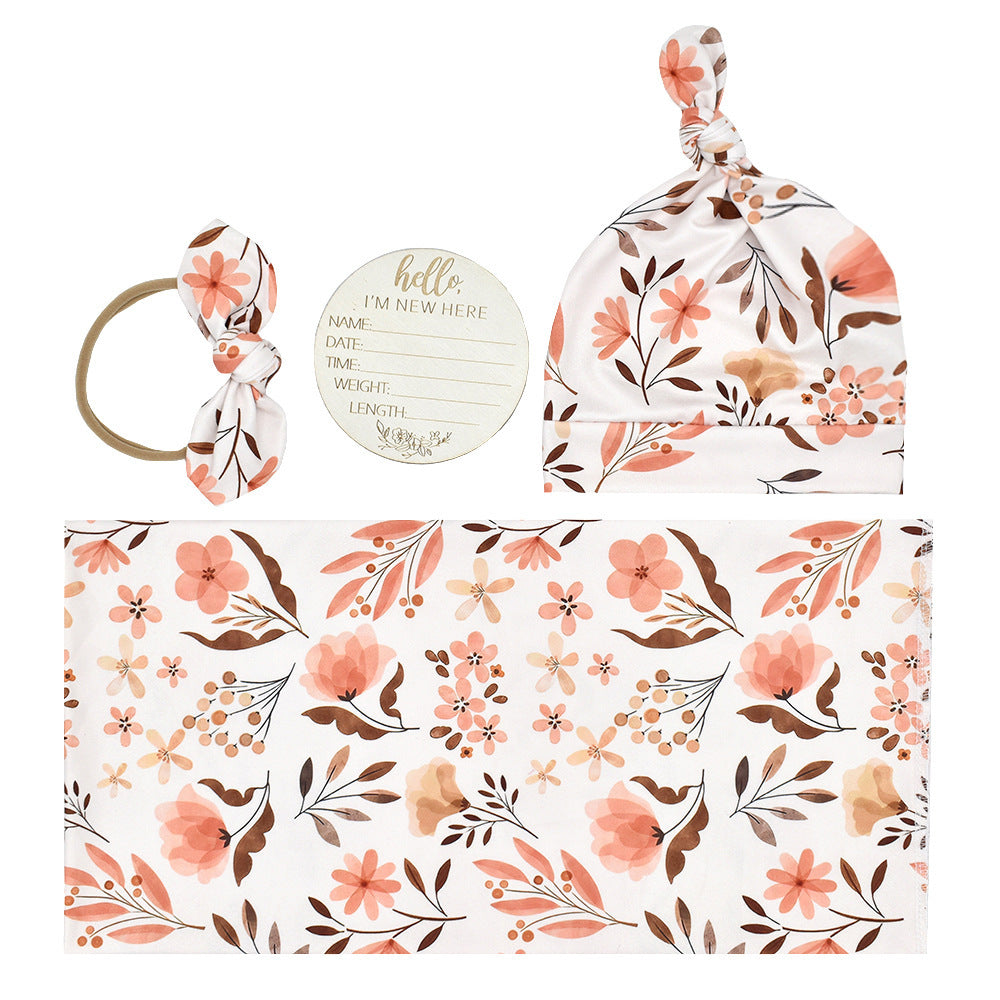 4 Piece Swaddle Set - Blossom & Breeze Collection