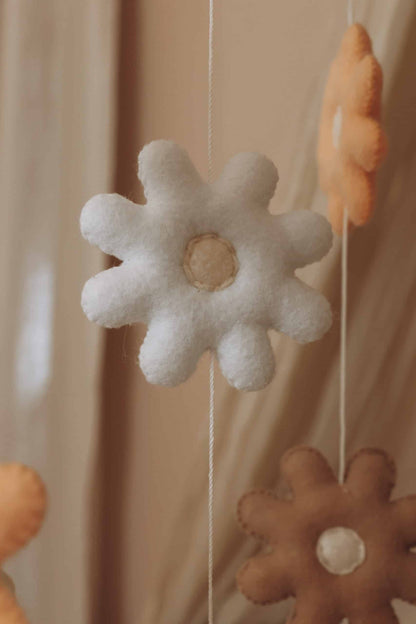 Handmade Flowers baby mobile-3
