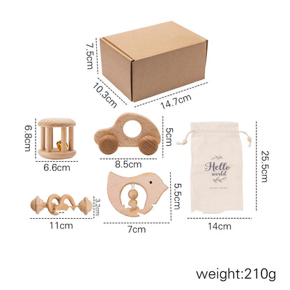 Baby Rattle Educational Gift Set