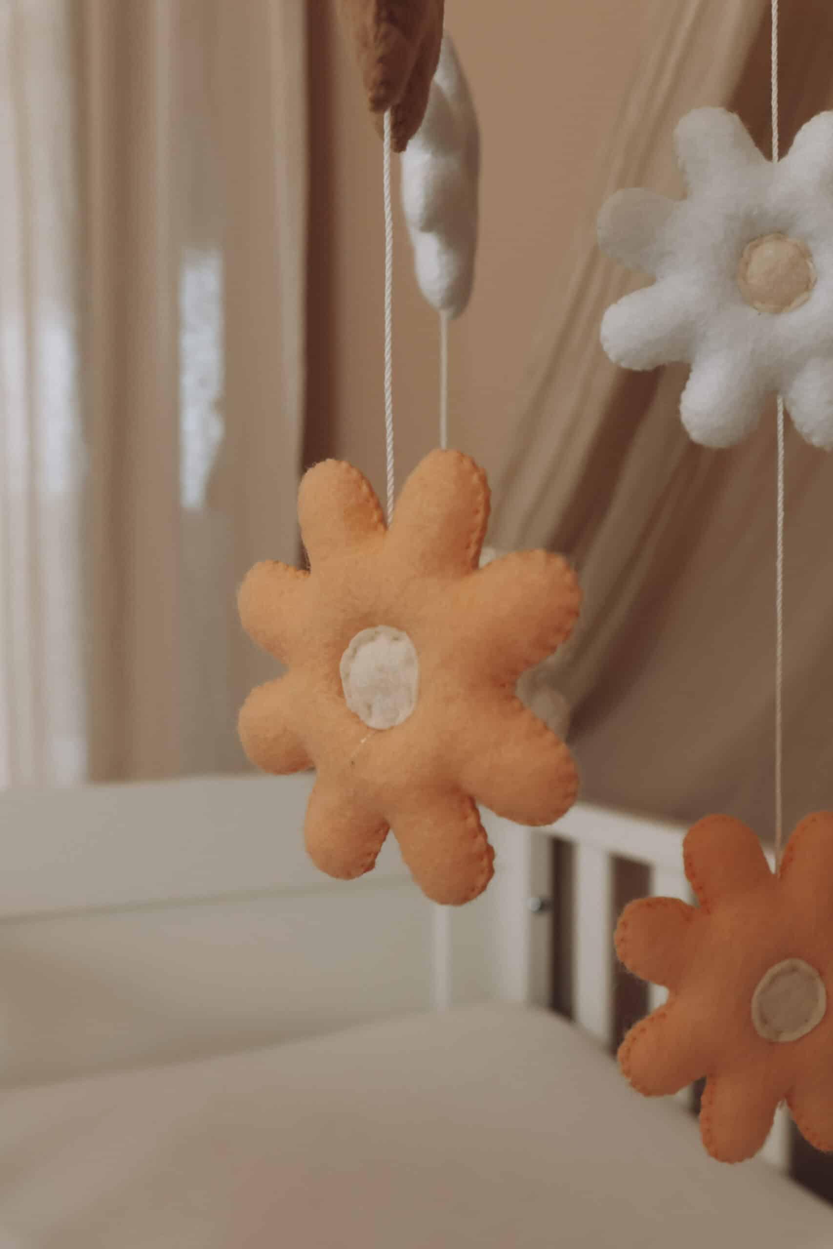 Handmade Flowers baby mobile-8