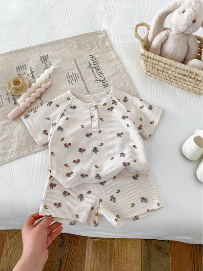 T Shirt & Short Set - Petal & Play Collection