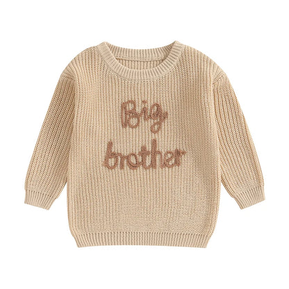 Big Brother Boy Embroided Sweater