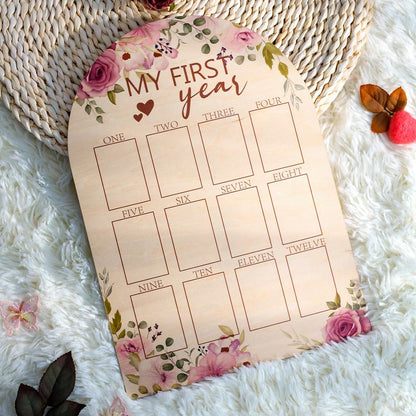 Baby Milestone Frame – 12 Month Photo Keepsake