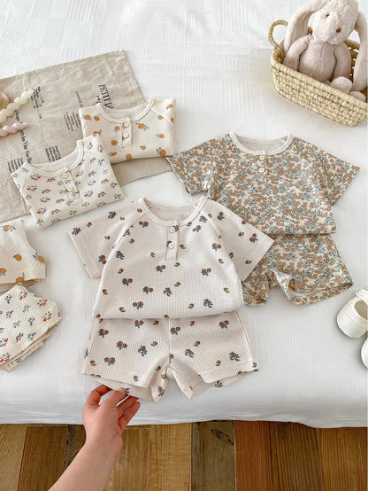 T Shirt & Short Set - Petal & Play Collection