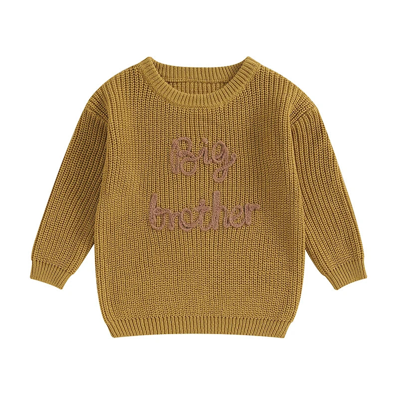 Big Brother Boy Embroided Sweater