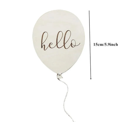 Balloon Baby Milestone Cards – Newborn Photo Props & Keepsake