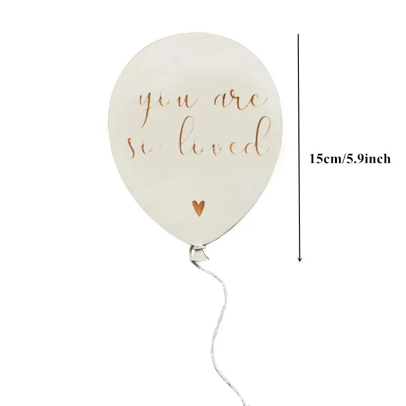 Balloon Baby Milestone Cards – Newborn Photo Props & Keepsake