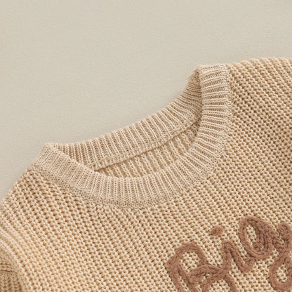 Big Brother Boy Embroided Sweater