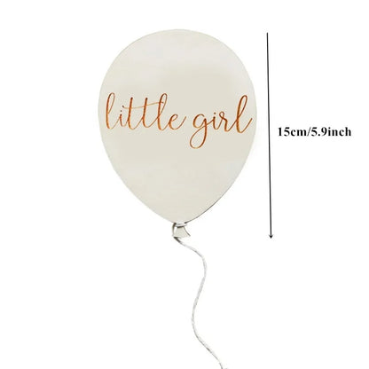Balloon Baby Milestone Cards – Newborn Photo Props & Keepsake