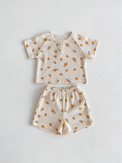 T Shirt & Short Set - Petal & Play Collection