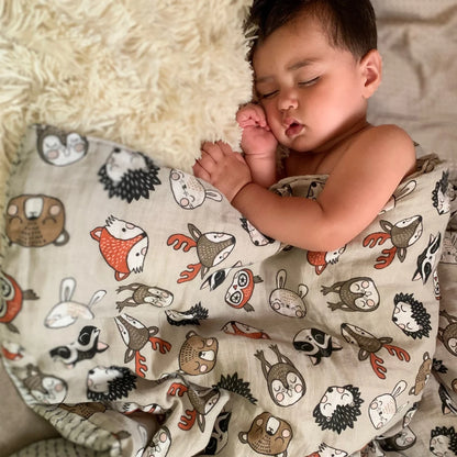 4 Pack Bamboo Swaddle Set