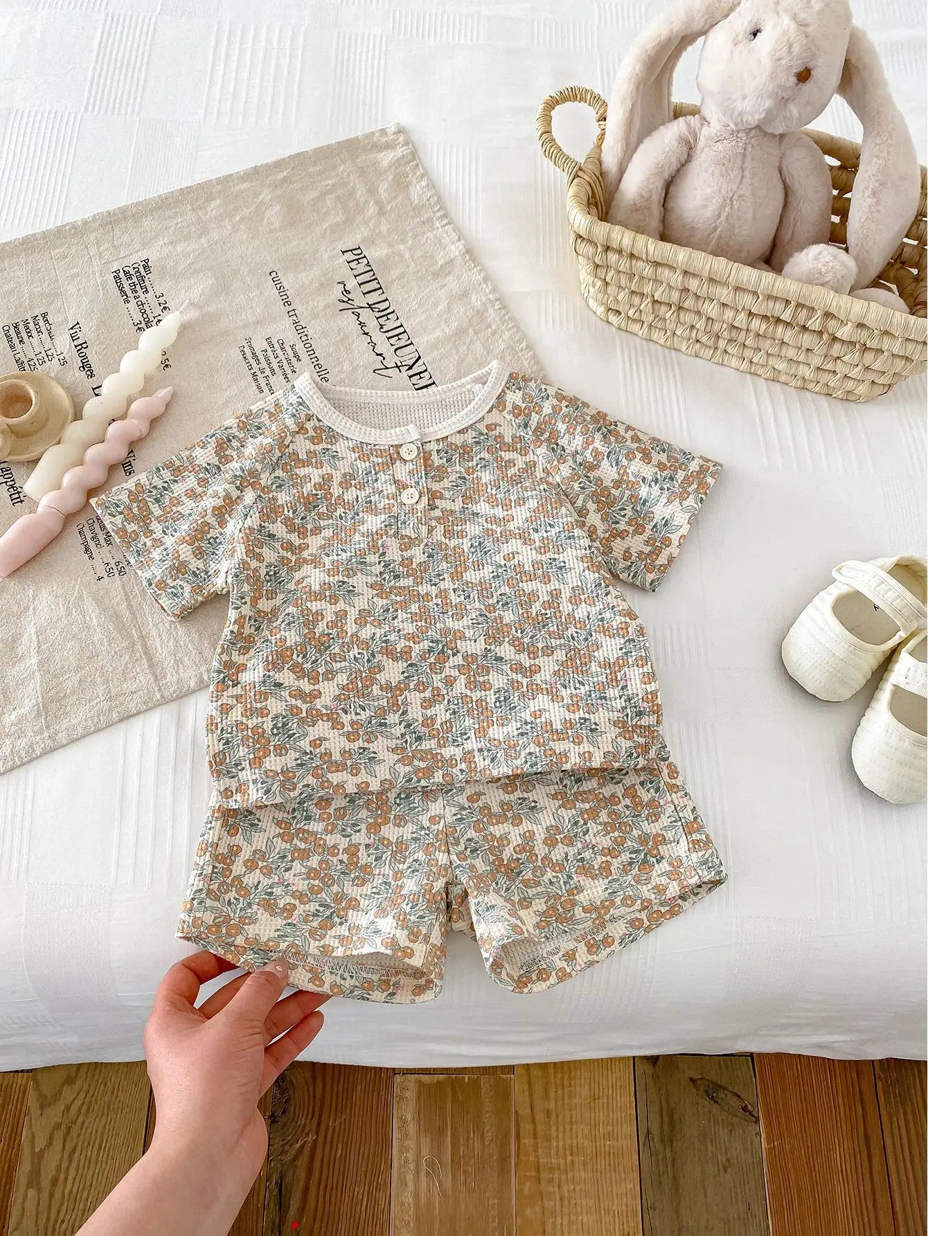 T Shirt & Short Set - Petal & Play Collection