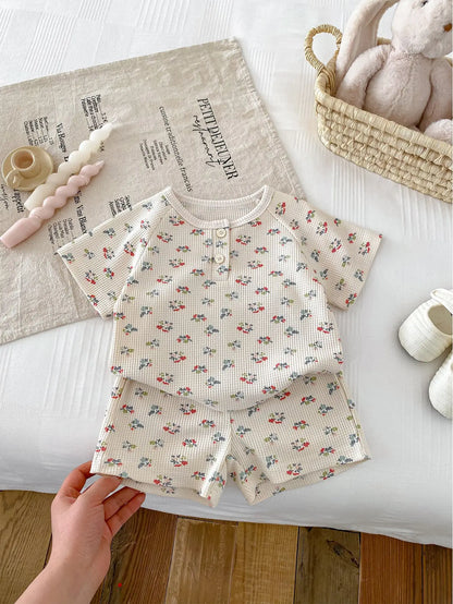 T Shirt & Short Set - Petal & Play Collection
