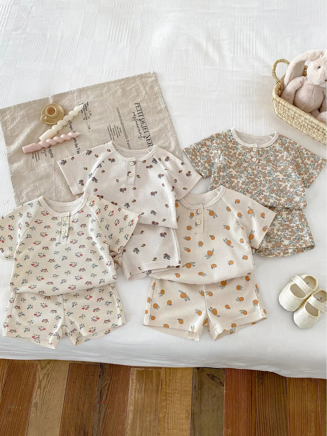 T Shirt & Short Set - Petal & Play Collection