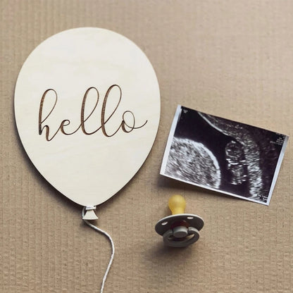 Balloon Baby Milestone Cards – Newborn Photo Props & Keepsake