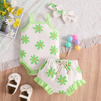 Romper & Bloomer Set - Daisy Blossom Collection
