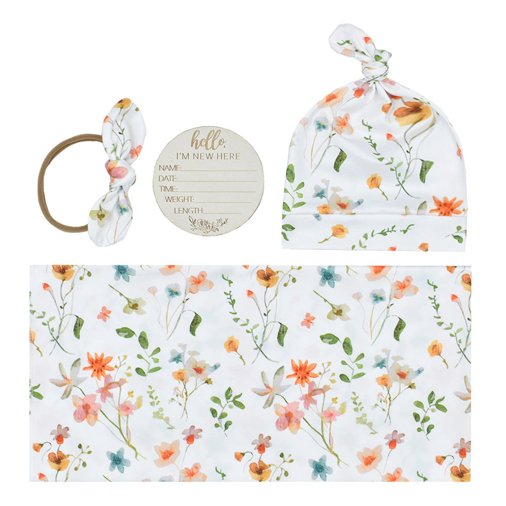 4 Piece Swaddle Set - Blossom & Breeze Collection