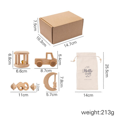Baby Rattle Educational Gift Set