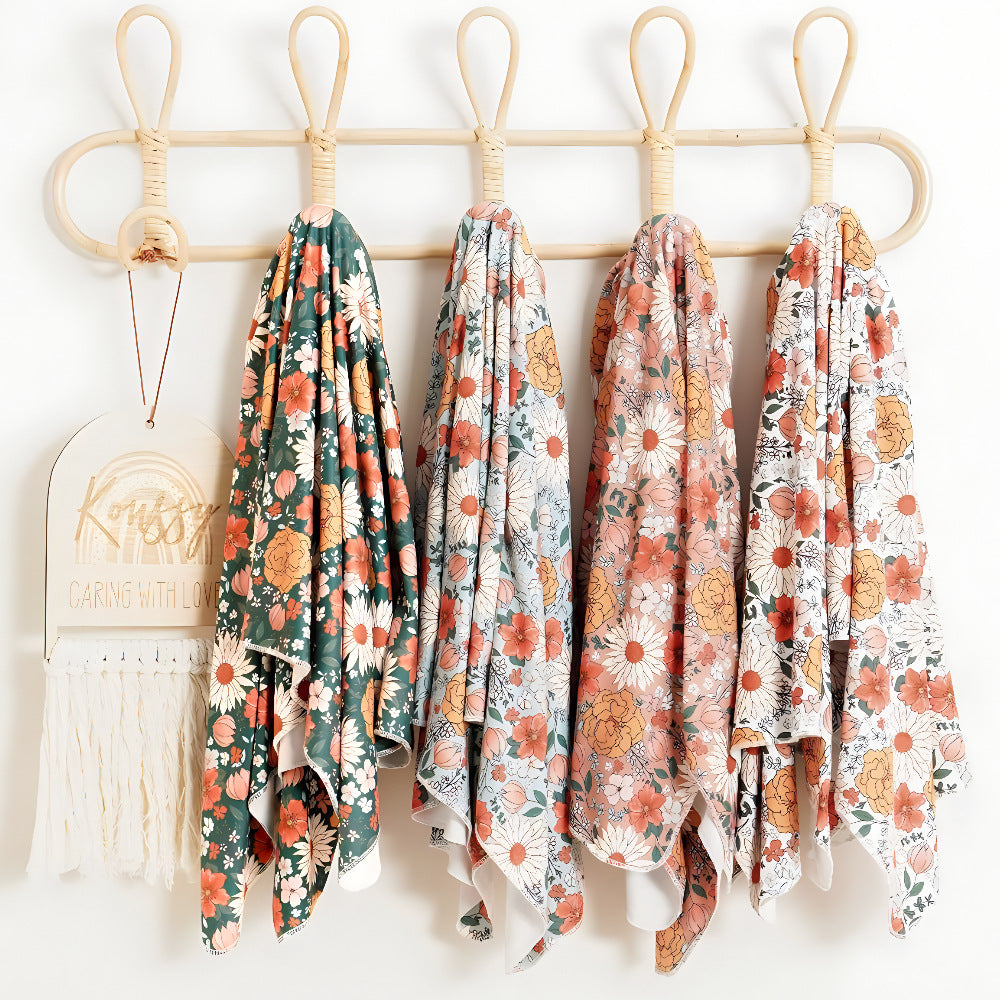 4 Piece Swaddle Set - Blossom & Breeze Collection