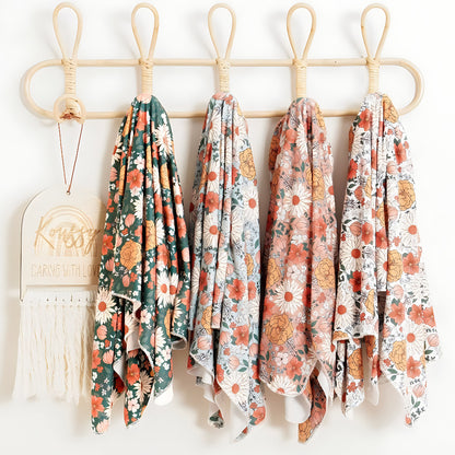 4 Piece Swaddle Set - Blossom & Breeze Collection